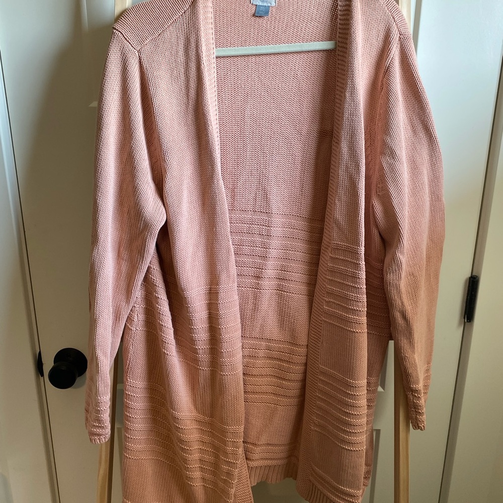 Pink heavy cardigan